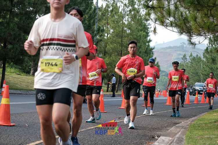 Race photo from CISANGKAN KBP CITY RUN 2025