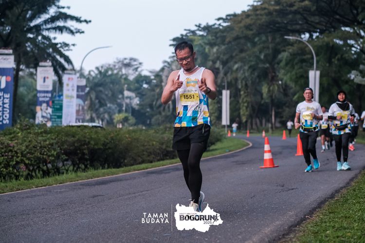 Race photo from Taman Budaya x BOGORUN 2025