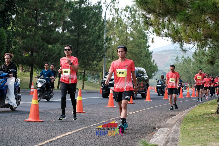 Race photo from CISANGKAN KBP CITY RUN 2025