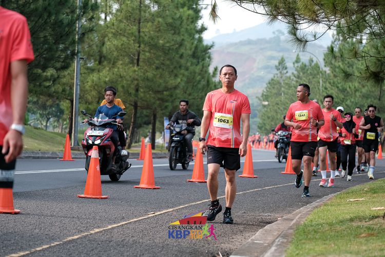 Race photo from CISANGKAN KBP CITY RUN 2025