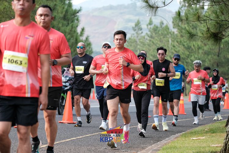 Race photo from CISANGKAN KBP CITY RUN 2025
