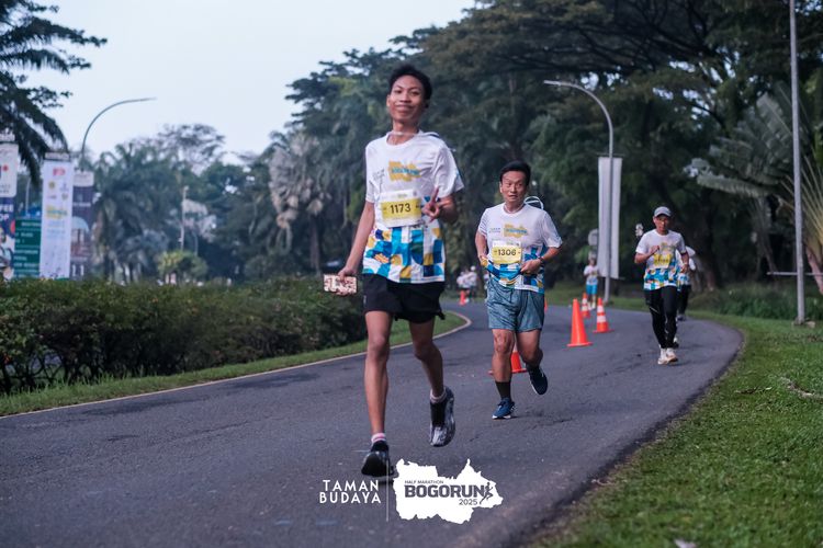 Race photo from Taman Budaya x BOGORUN 2025