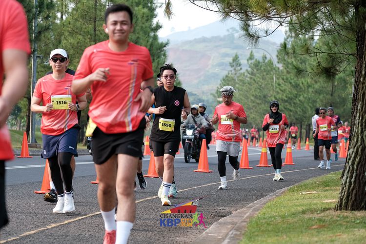 Race photo from CISANGKAN KBP CITY RUN 2025
