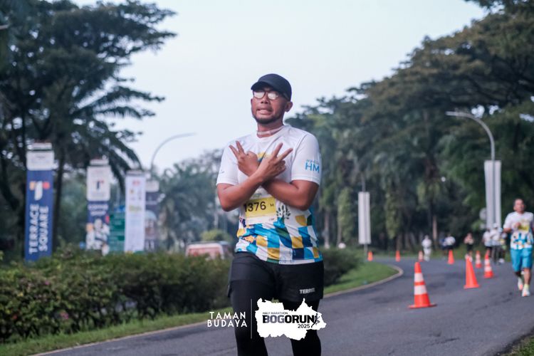 Race photo from Taman Budaya x BOGORUN 2025