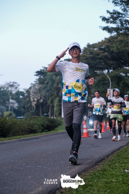 Race photo from Taman Budaya x BOGORUN 2025