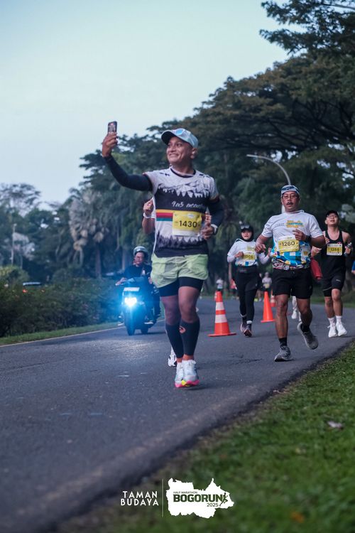 Race photo from Taman Budaya x BOGORUN 2025