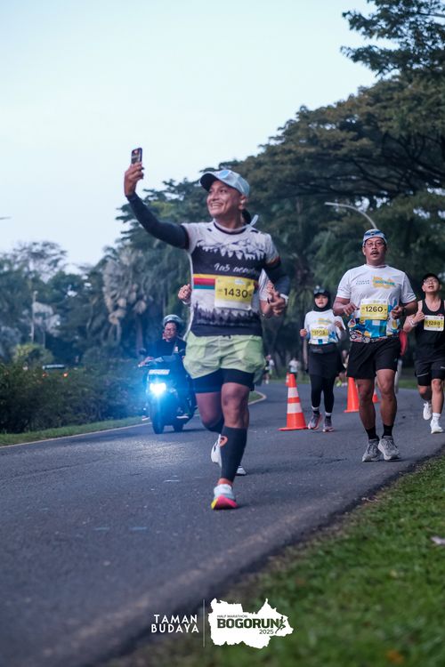 Race photo from Taman Budaya x BOGORUN 2025
