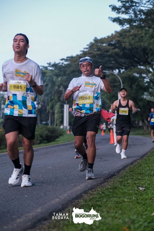 Race photo from Taman Budaya x BOGORUN 2025