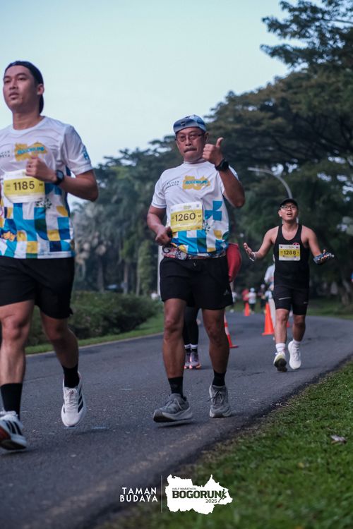 Race photo from Taman Budaya x BOGORUN 2025