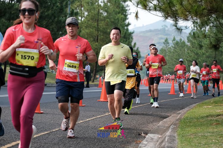Race photo from CISANGKAN KBP CITY RUN 2025