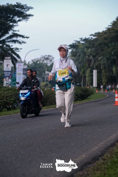 Race photo from Taman Budaya x BOGORUN 2025