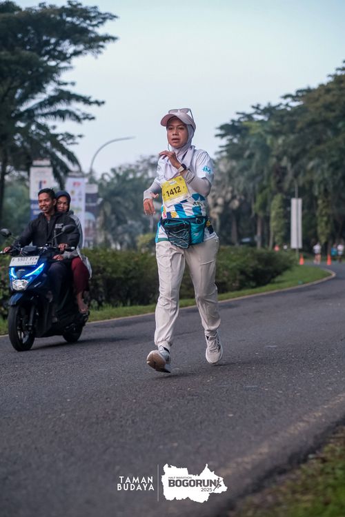 Race photo from Taman Budaya x BOGORUN 2025