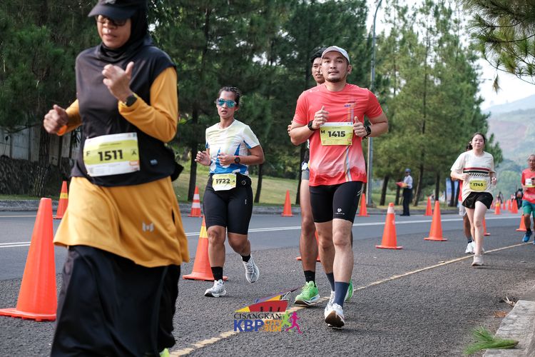 Race photo from CISANGKAN KBP CITY RUN 2025