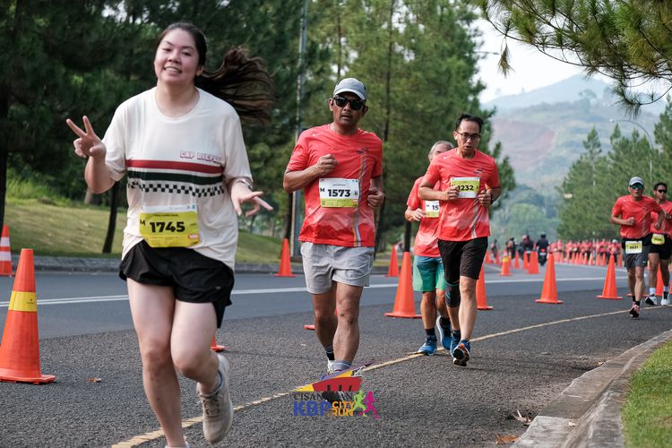 Race photo from CISANGKAN KBP CITY RUN 2025