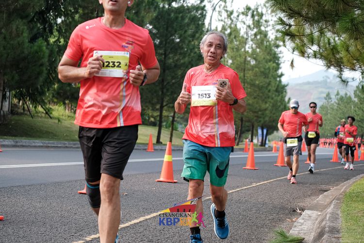 Race photo from CISANGKAN KBP CITY RUN 2025