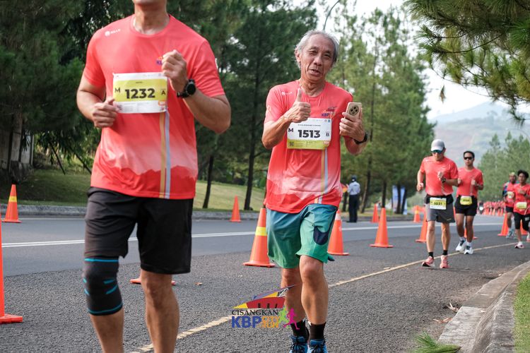 Race photo from CISANGKAN KBP CITY RUN 2025