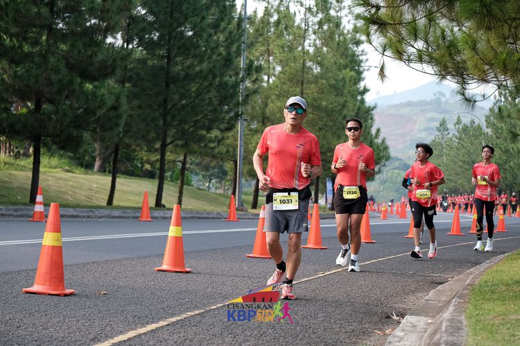 Race photo from CISANGKAN KBP CITY RUN 2025