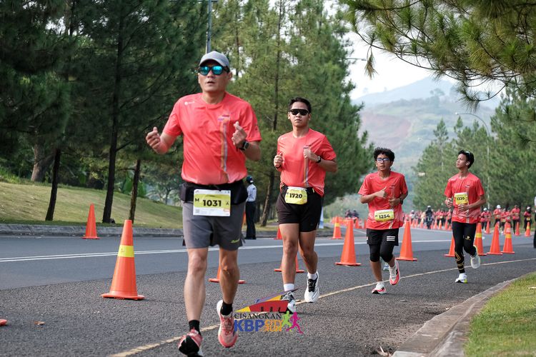 Race photo from CISANGKAN KBP CITY RUN 2025