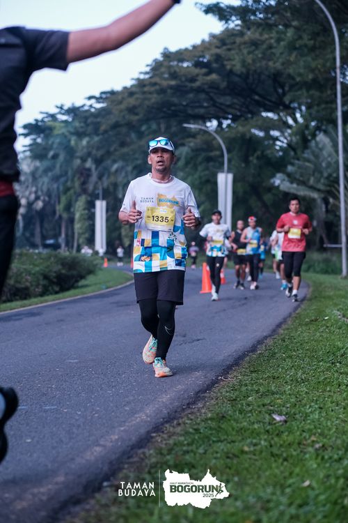 Race photo from Taman Budaya x BOGORUN 2025