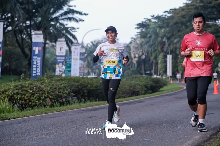 Race photo from Taman Budaya x BOGORUN 2025