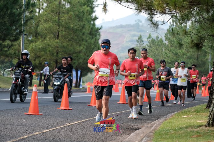 Race photo from CISANGKAN KBP CITY RUN 2025