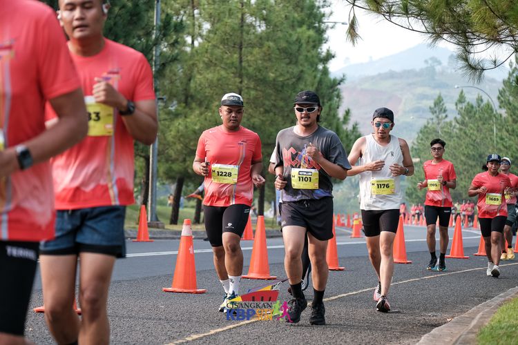Race photo from CISANGKAN KBP CITY RUN 2025