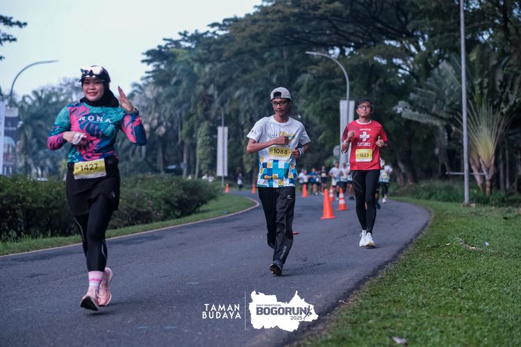 Race photo from Taman Budaya x BOGORUN 2025