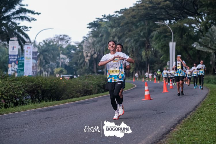 Race photo from Taman Budaya x BOGORUN 2025