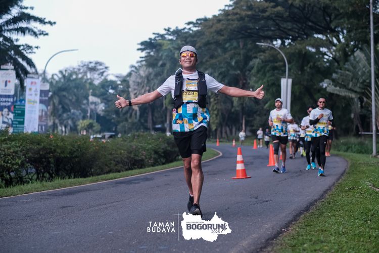 Race photo from Taman Budaya x BOGORUN 2025