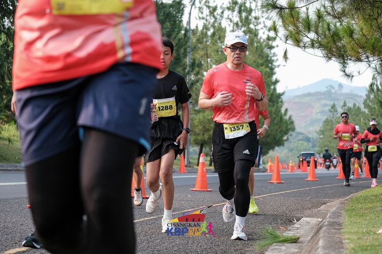 Race photo from CISANGKAN KBP CITY RUN 2025