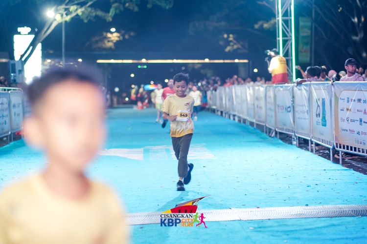 Race photo from CISANGKAN KBP CITY RUN 2025