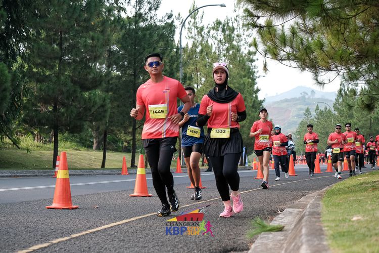 Race photo from CISANGKAN KBP CITY RUN 2025