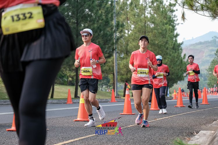 Race photo from CISANGKAN KBP CITY RUN 2025