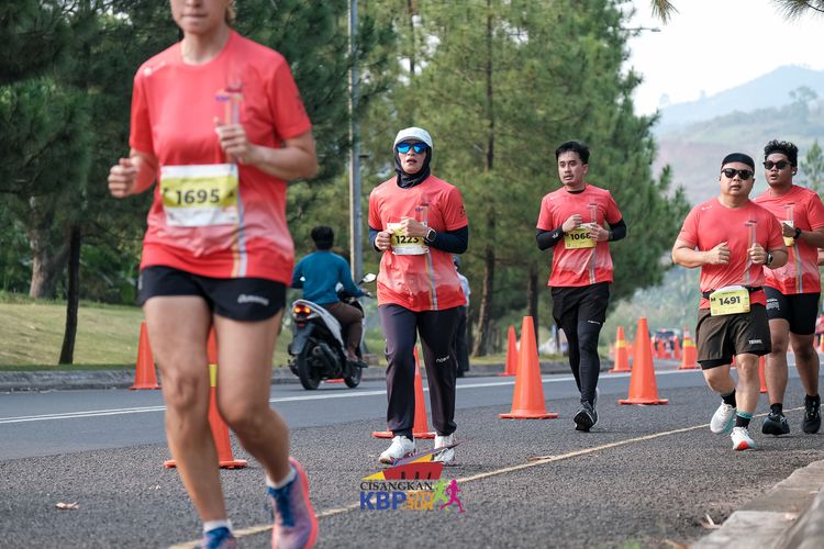 Race photo from CISANGKAN KBP CITY RUN 2025