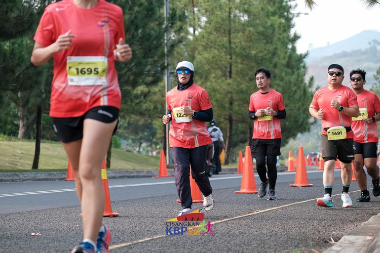 Race photo from CISANGKAN KBP CITY RUN 2025