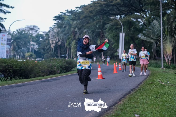 Race photo from Taman Budaya x BOGORUN 2025