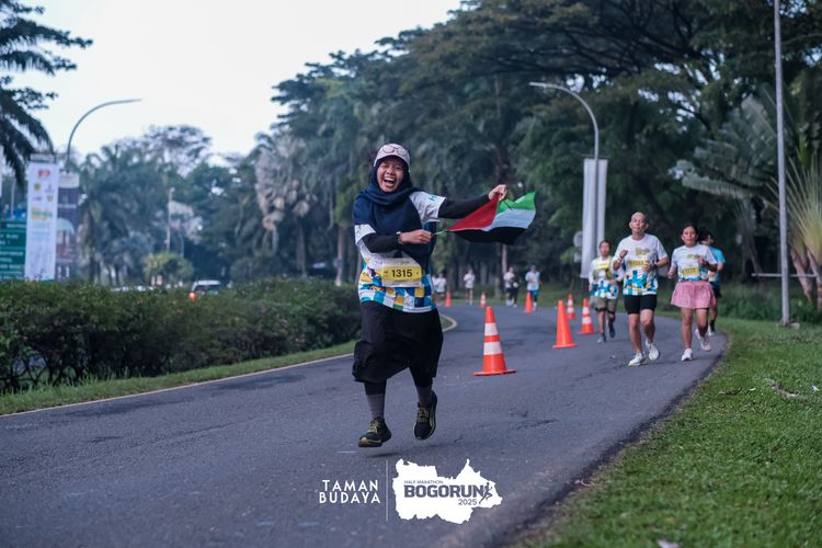 Race photo from Taman Budaya x BOGORUN 2025