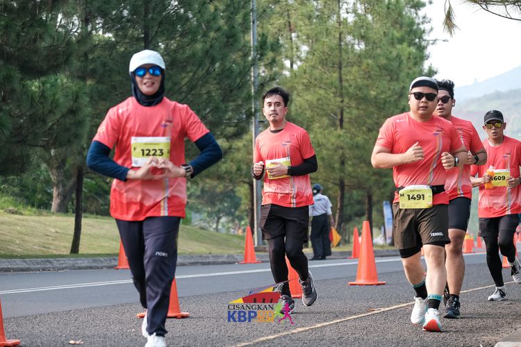 Race photo from CISANGKAN KBP CITY RUN 2025