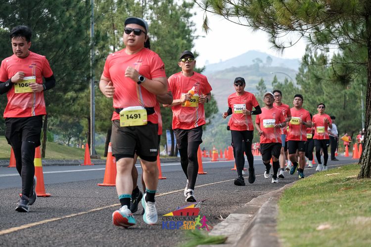 Race photo from CISANGKAN KBP CITY RUN 2025