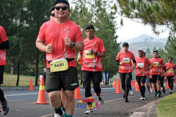 Race photo from CISANGKAN KBP CITY RUN 2025