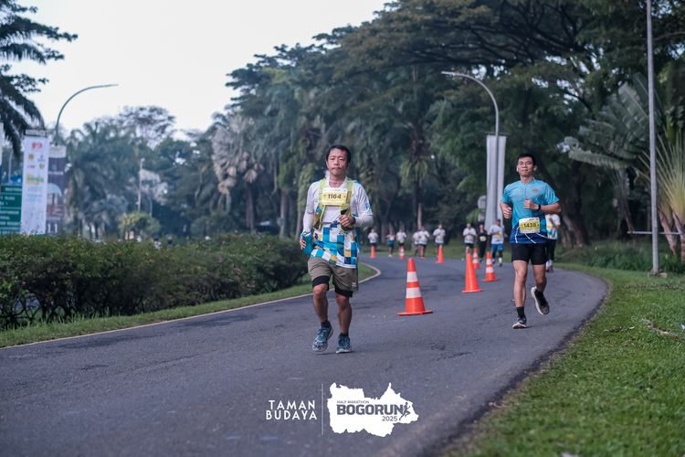 Race photo from Taman Budaya x BOGORUN 2025