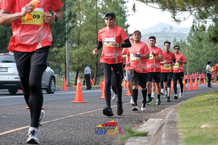 Race photo from CISANGKAN KBP CITY RUN 2025