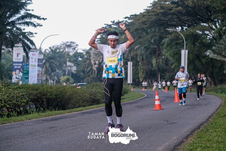 Race photo from Taman Budaya x BOGORUN 2025