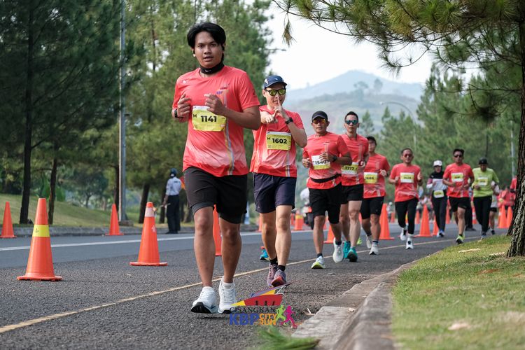 Race photo from CISANGKAN KBP CITY RUN 2025