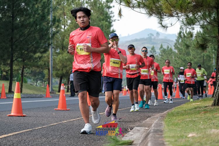 Race photo from CISANGKAN KBP CITY RUN 2025