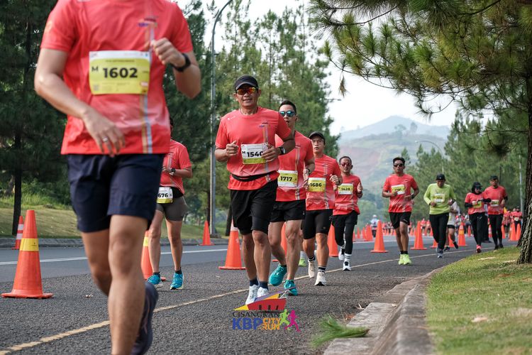 Race photo from CISANGKAN KBP CITY RUN 2025