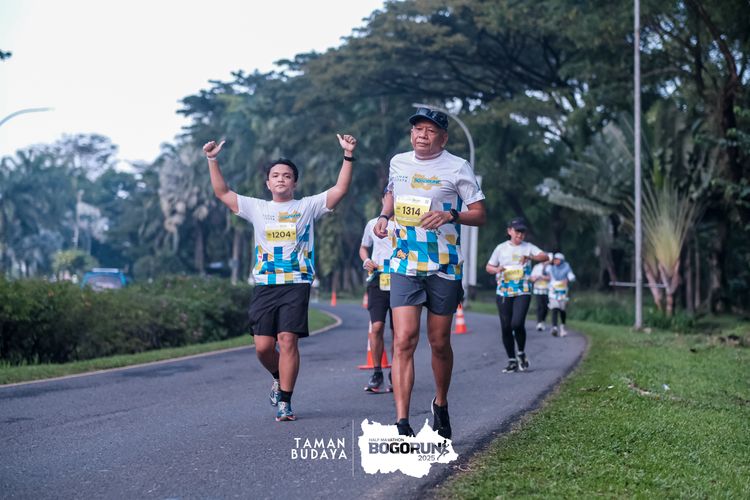 Race photo from Taman Budaya x BOGORUN 2025