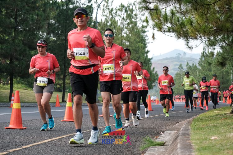 Race photo from CISANGKAN KBP CITY RUN 2025
