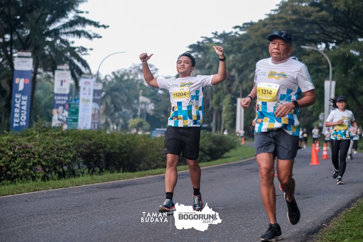 Race photo from Taman Budaya x BOGORUN 2025