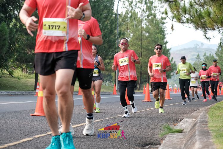 Race photo from CISANGKAN KBP CITY RUN 2025